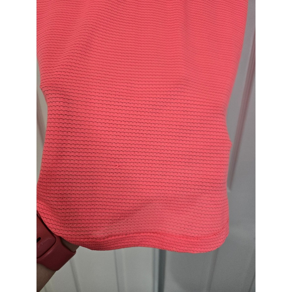 Lululemon Swiftly Tech Short Sleeve V-Neck Shirt Neon Pink Coral Womens Size 8 - Picture 3 of 7